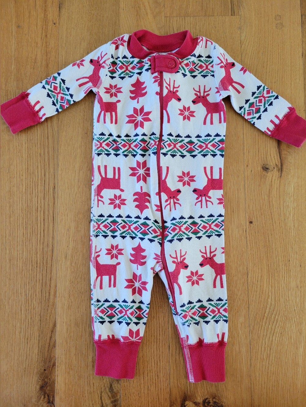 6-9 months hanna Andersson Winter / Christmas theme one piece